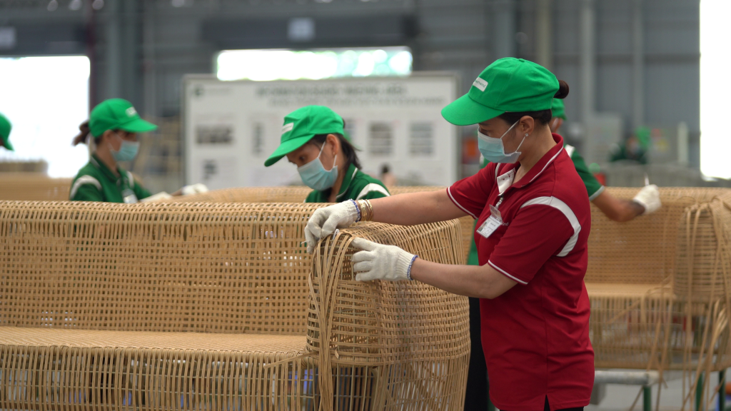 hình ảnh sản xuất thực tế tại nhà máy greenwind